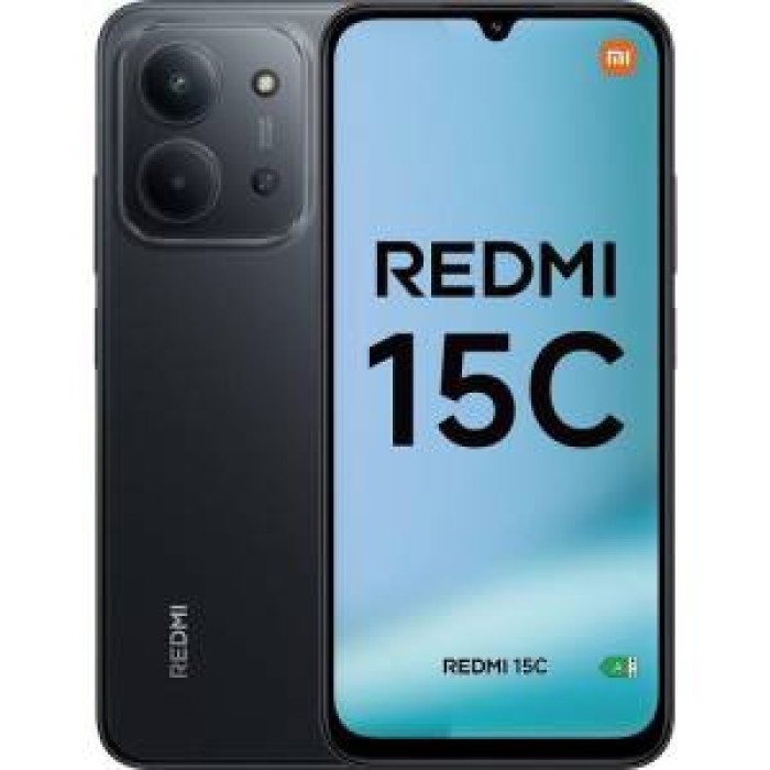Xiaomi Redmi 15c 4+256GB 6.9" 4G Midnight Black DS ITA