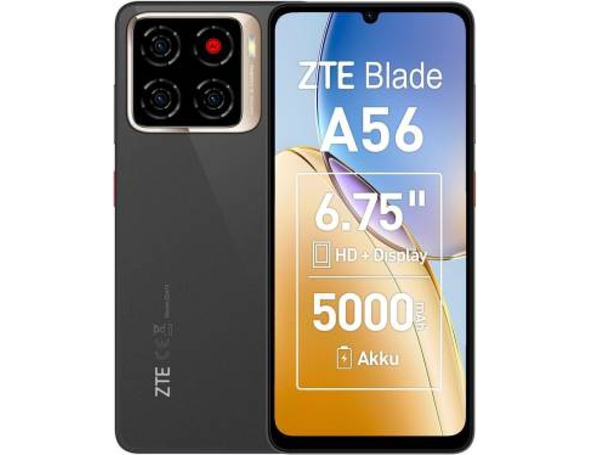 ZTE Blade A56 4+128GB 6.75"4G Celestial Black EU