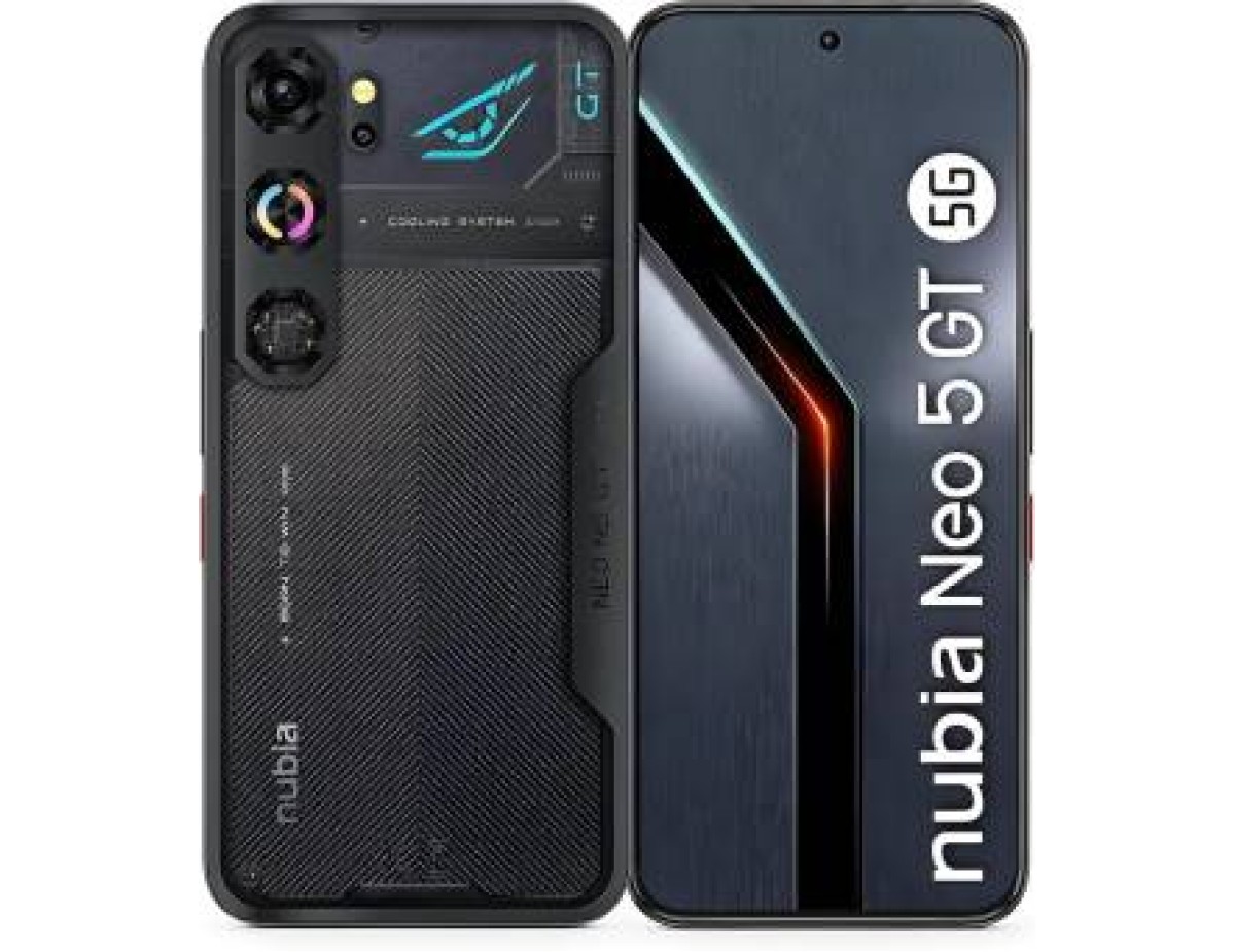 ZTE Nubia Neo5 GT 12+256GB 6.8" 5G Black ITA + Gaming Cover