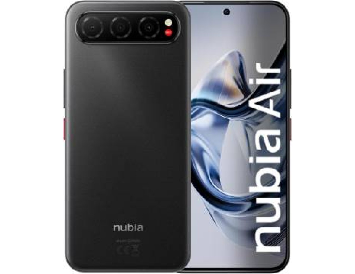 ZTE Nubia Air 8+512GB 6.78"5G Titanium Black Wind3