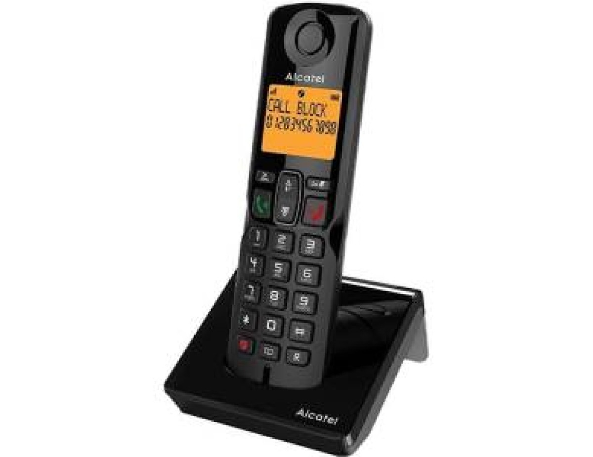 Telefono Cordless Alcatel S280 Solo Black Telefono Cordless Alcatel S280 Solo Black