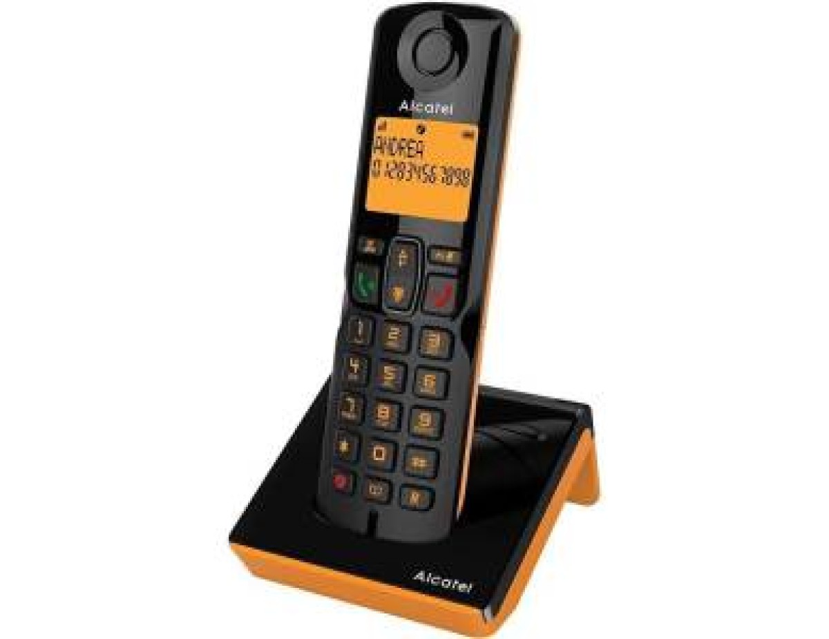 Telefono Cordless Alcatel S280 Solo Orange Telefono Cordless Alcatel S280 Solo Orange