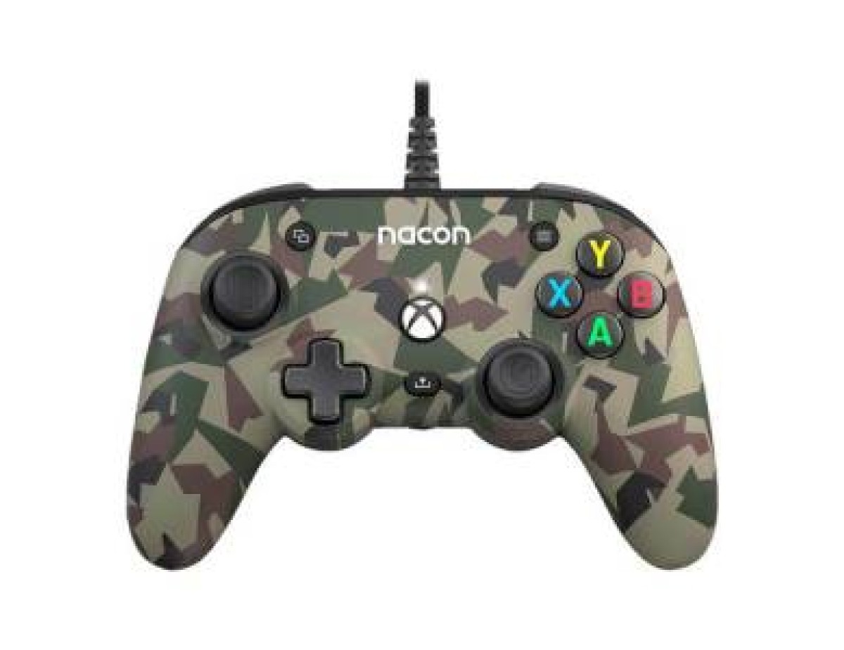 XBOX Serie X Nacon Pro Compact Controller Lic.Uff. Xbox Camo Green XBOX Serie X Nacon Pro Compact Controller Lic.Uff. Xbox Camo Green
