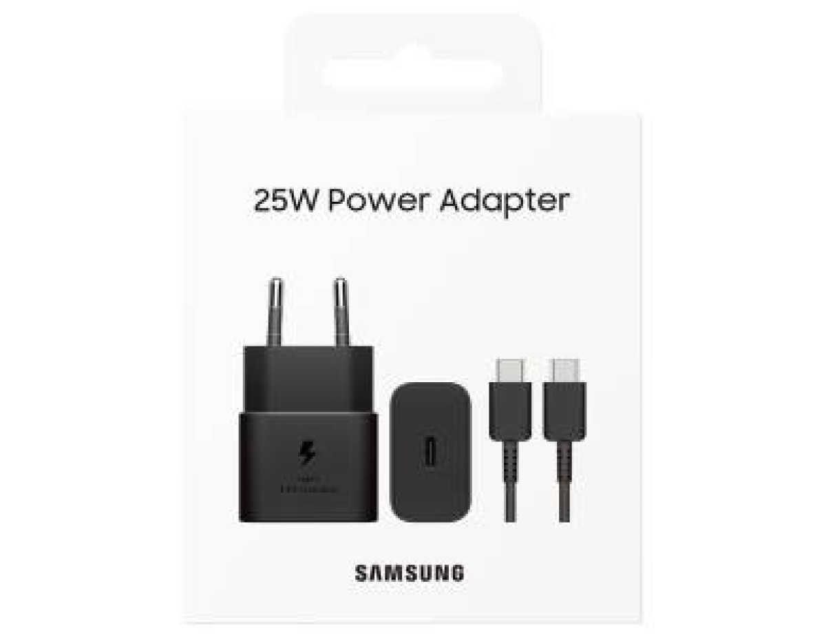 Samsung Caricatore 25W EP-T2510XBE FC USB-C +Cavo1m Black Samsung Caricatore 25W EP-T2510XBE FC USB-C +Cavo1m Black