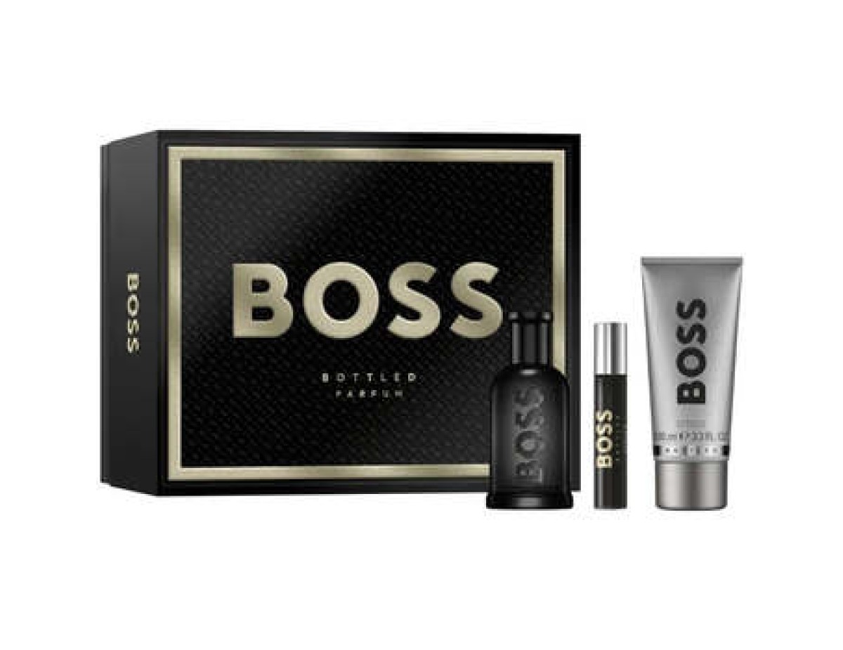 Hugo Boss-Boss Bottled Parfum Dárková sada Parfum 100 ml, miniaturka 10 ml a sprchový gel 100 ml-100ml Hugo Boss-Boss Bottled Parfum Dárková sada Parfum 100 ml, miniaturka 10 ml a sprchový gel 100 ml-100ml