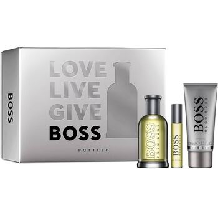 Hugo Boss-Boss Bottled No.6 Dárková sada EDT 100 ml, sprchový gel 100 ml a miniaturka EDT 10 ml-100ml