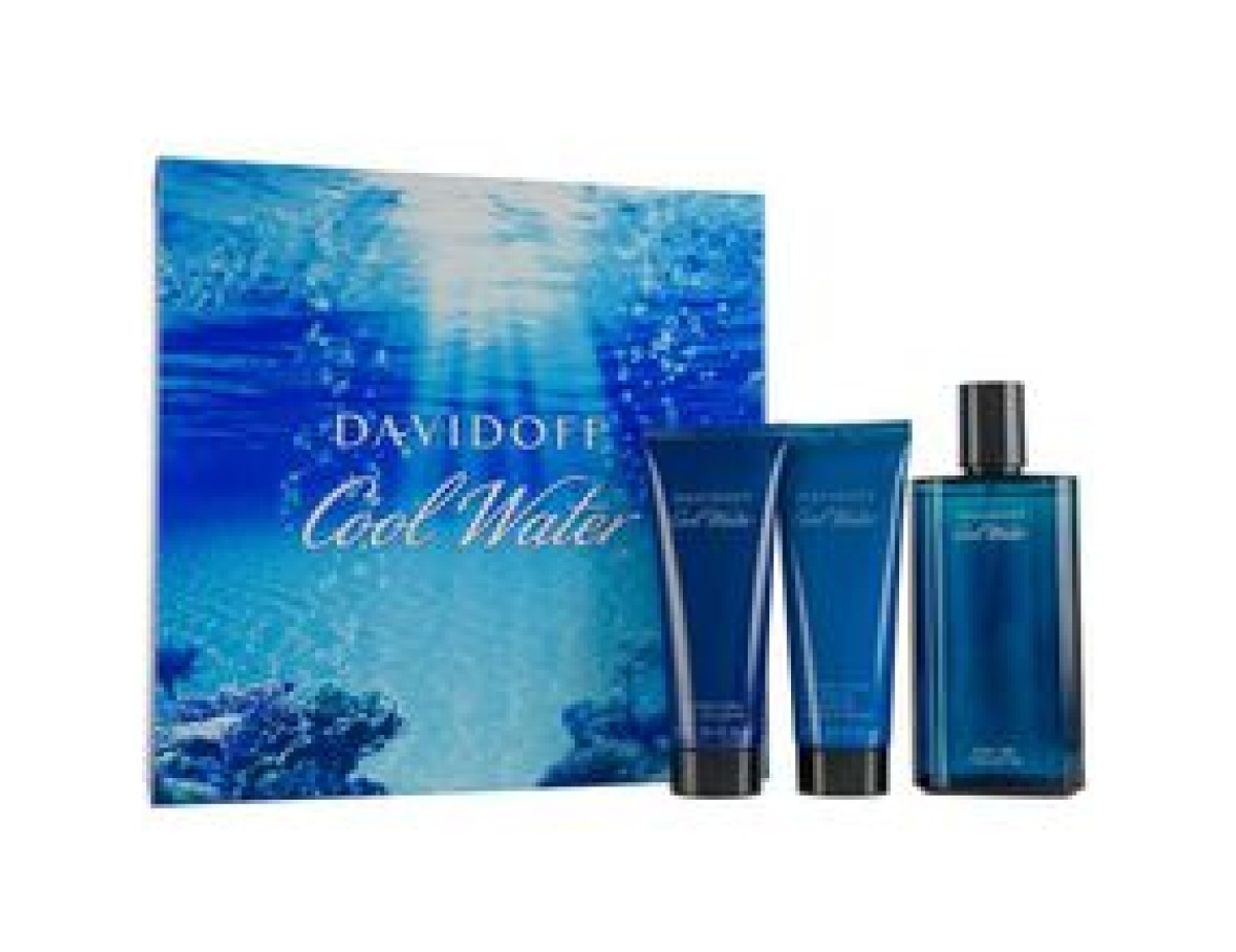 Davidoff-Cool Water Man United gift set EDT 125 ml After Shave Balm 75 ml Cool Water and Cool Water Shower Gel 75 ml-125ml Davidoff-Cool Water Man United gift set EDT 125 ml After Shave Balm 75 ml Cool Water and Cool Water Shower Gel 75 ml-125ml