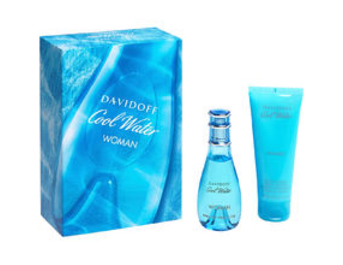 Cool Water Woman SET EDT 30 ml + body lotion 75 ml-30ml
