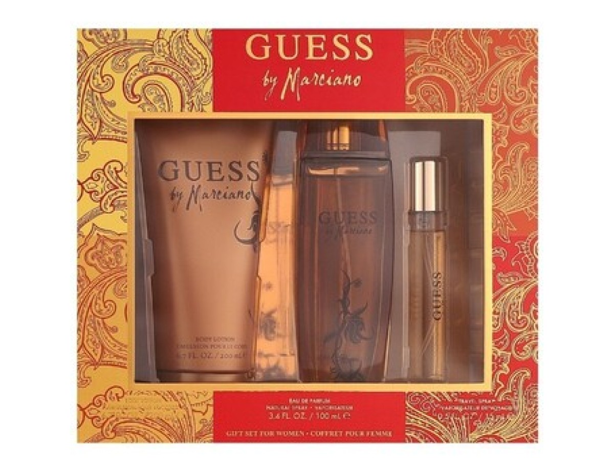 Guess-Guess By Marciano Gift Set EDP 100 ml, EDP miniature 15 ml and body lotion 200 ml-100ml Guess-Guess By Marciano Gift Set EDP 100 ml, EDP miniature 15 ml and body lotion 200 ml-100ml