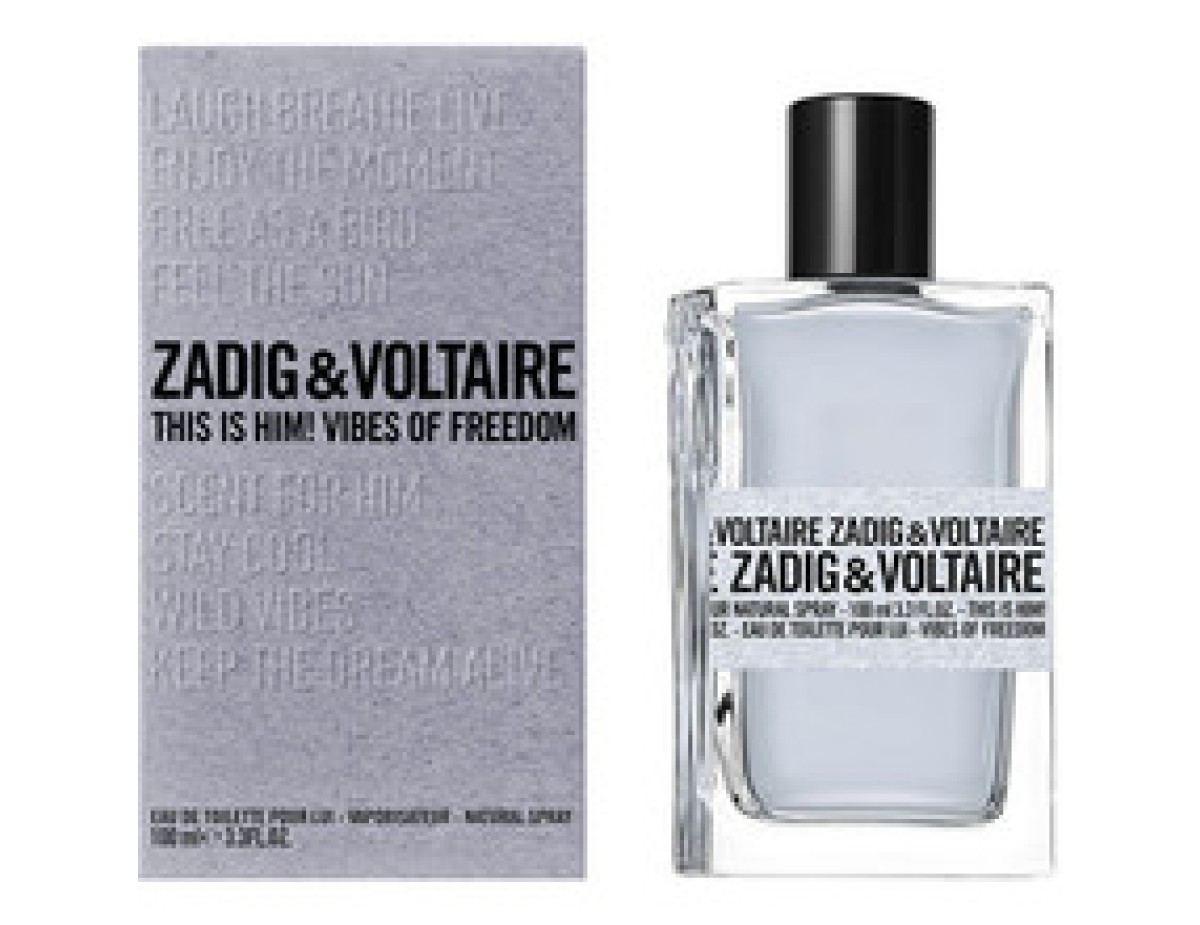Zadig & Voltaire-This Is Him! Vibes Of Freedom EDT Tester-100ml