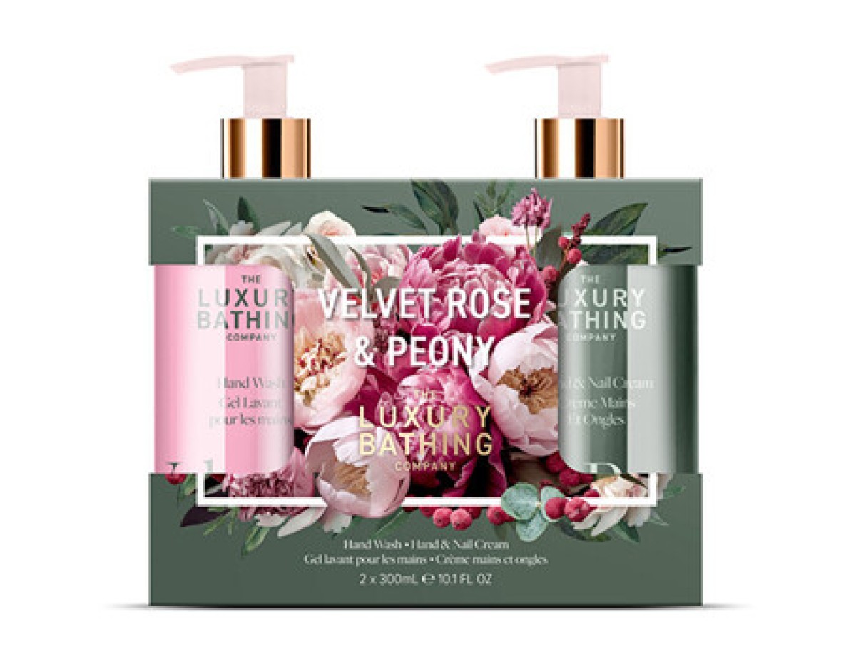 Grace Cole-Rose & Peony Hand Care Set ( Růže & Pivoňka ) - Dárková sada pro péči o ruce