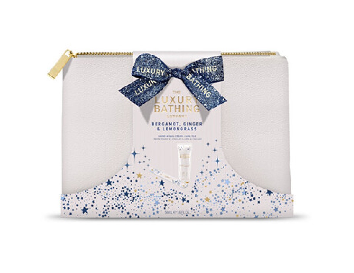 Grace Cole-Hand & Nail Care Set ( Bergamot, Zázvor & Lemongrass ) - Dárková sada v taštičce ( 2 ks )