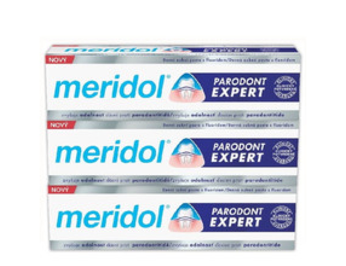 Meridol-Paradont Expert Tripack Toothpaste (3 pcs) - Toothpaste against bleeding gums and periodontitis-75ml