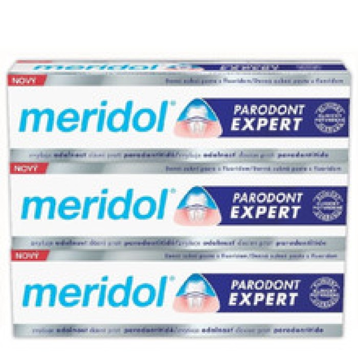 Meridol-Paradont Expert Tripack Toothpaste (3 pcs) - Toothpaste against bleeding gums and periodontitis-75ml