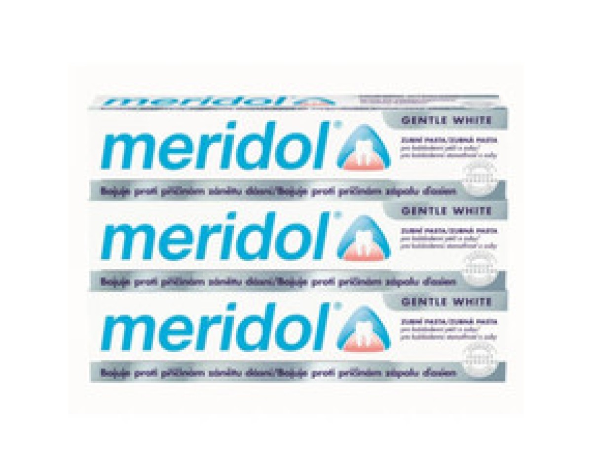 Meridol-Gentle White Tripack Toothpaste (3 pcs) - Toothpaste with whitening effect-75ml Meridol-Gentle White Tripack Toothpaste (3 pcs) - Toothpaste with whitening effect-75ml