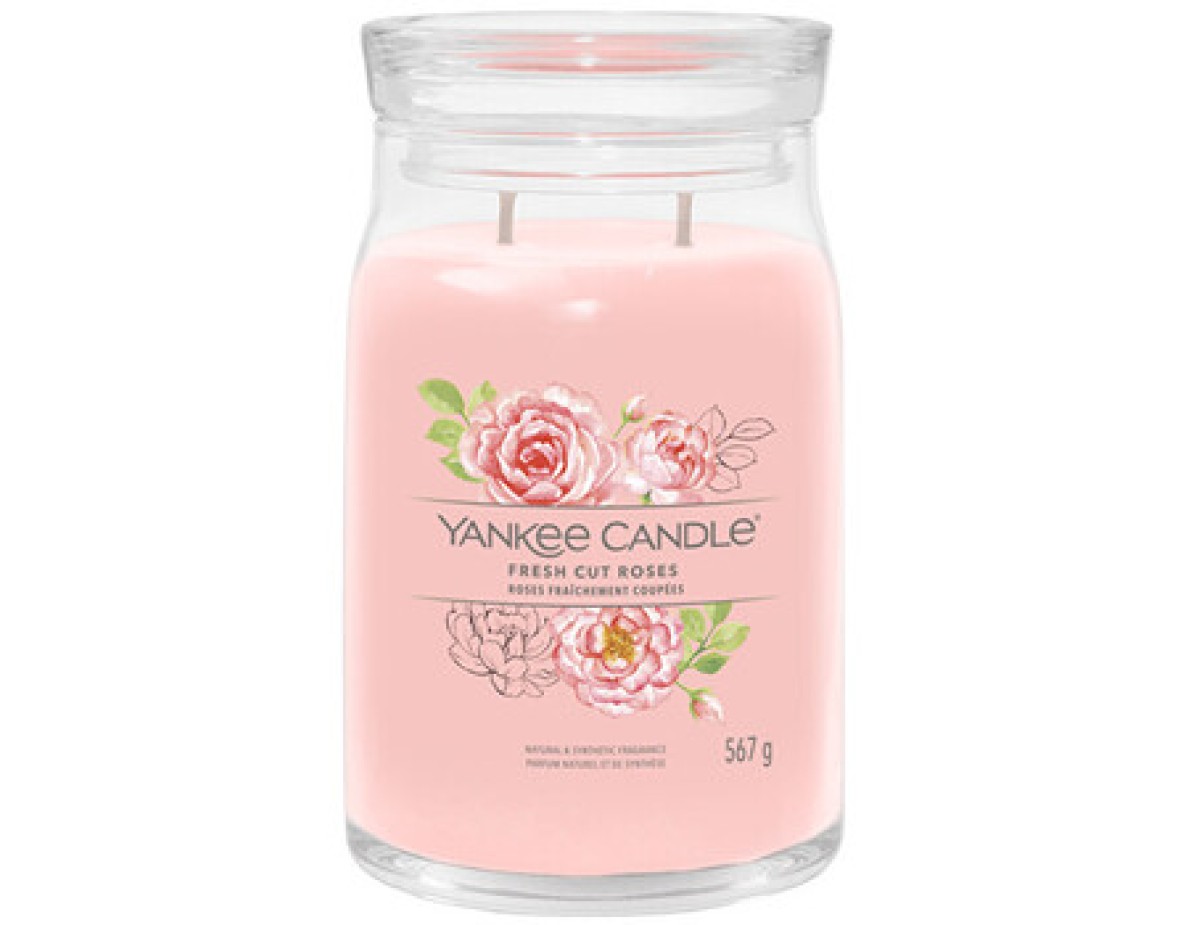 Yankee Candle-Fresh Cut Roses Signature Candle-368.0g