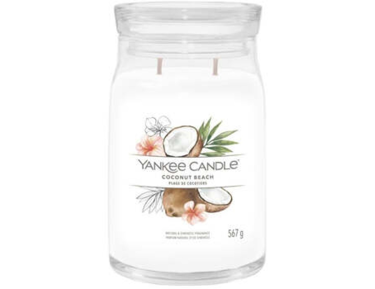 Yankee Candle-Coconut Beach Signature Candle (coconut beach)-368.0g
