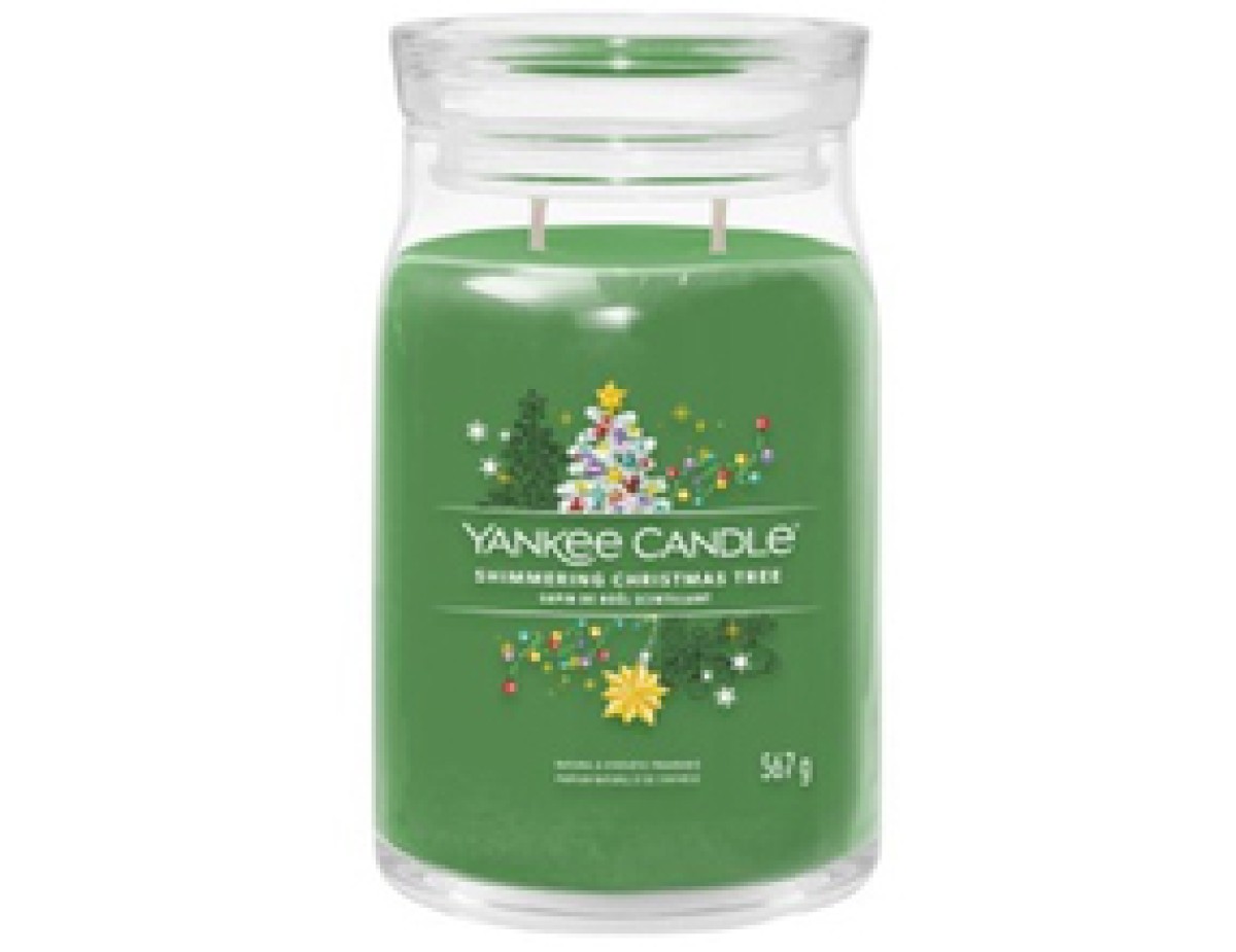 Yankee Candle-Shimmering Christmas Tree Signature Candle-567.0g Yankee Candle-Shimmering Christmas Tree Signature Candle-567.0g