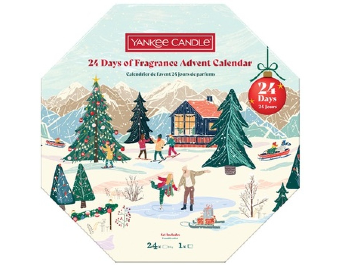 Yankee Candle-24 Days of Fragrance Advent Calendar - Adventní kalendář votivních svíček-1.0ks