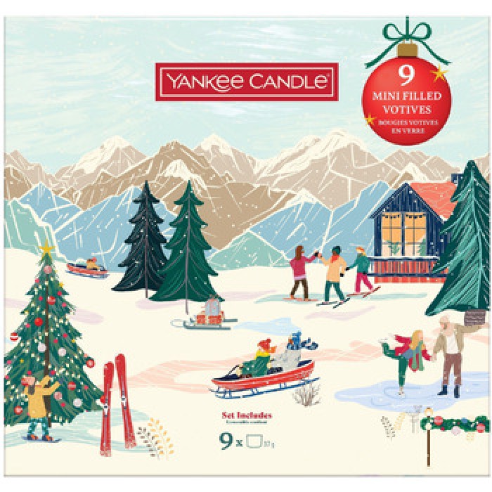 Yankee Candle-Includes Set - Dárková sada votivních svíček ve skle-1.0ks