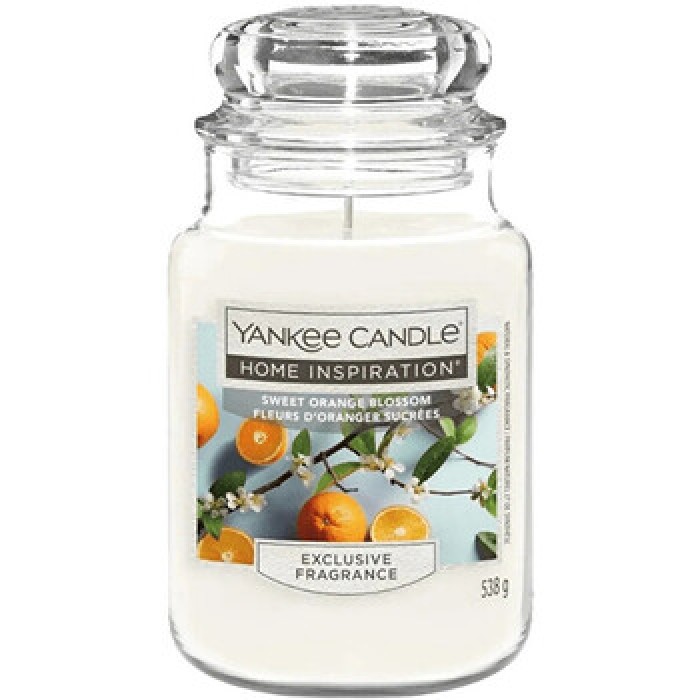 Yankee Candle-Home Inspiration Candle Sweet Orange Blossom ( sladký pomerančový květ ) - Vonná svíčka-538.0g
