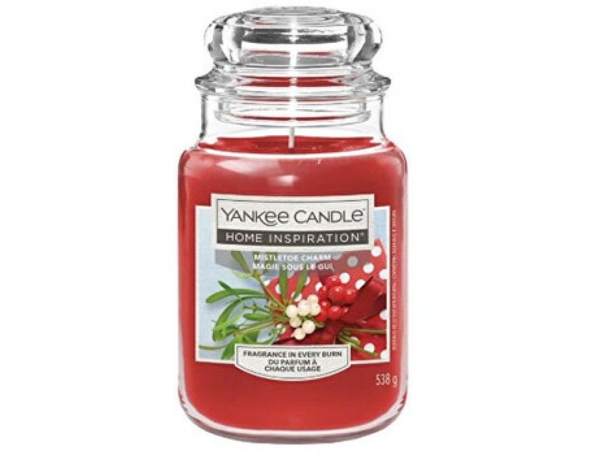 Yankee Candle-Home Inspiration Candle Mistletoe Charm - Vonná svíčka-538.0g