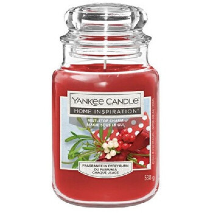 Yankee Candle-Home Inspiration Candle Mistletoe Charm - Vonná svíčka-538.0g