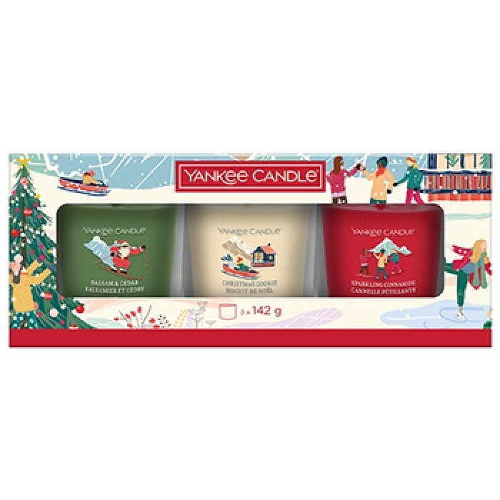 Yankee Candle-Apres Ski Small Tumbler Set - Sada malých svíček