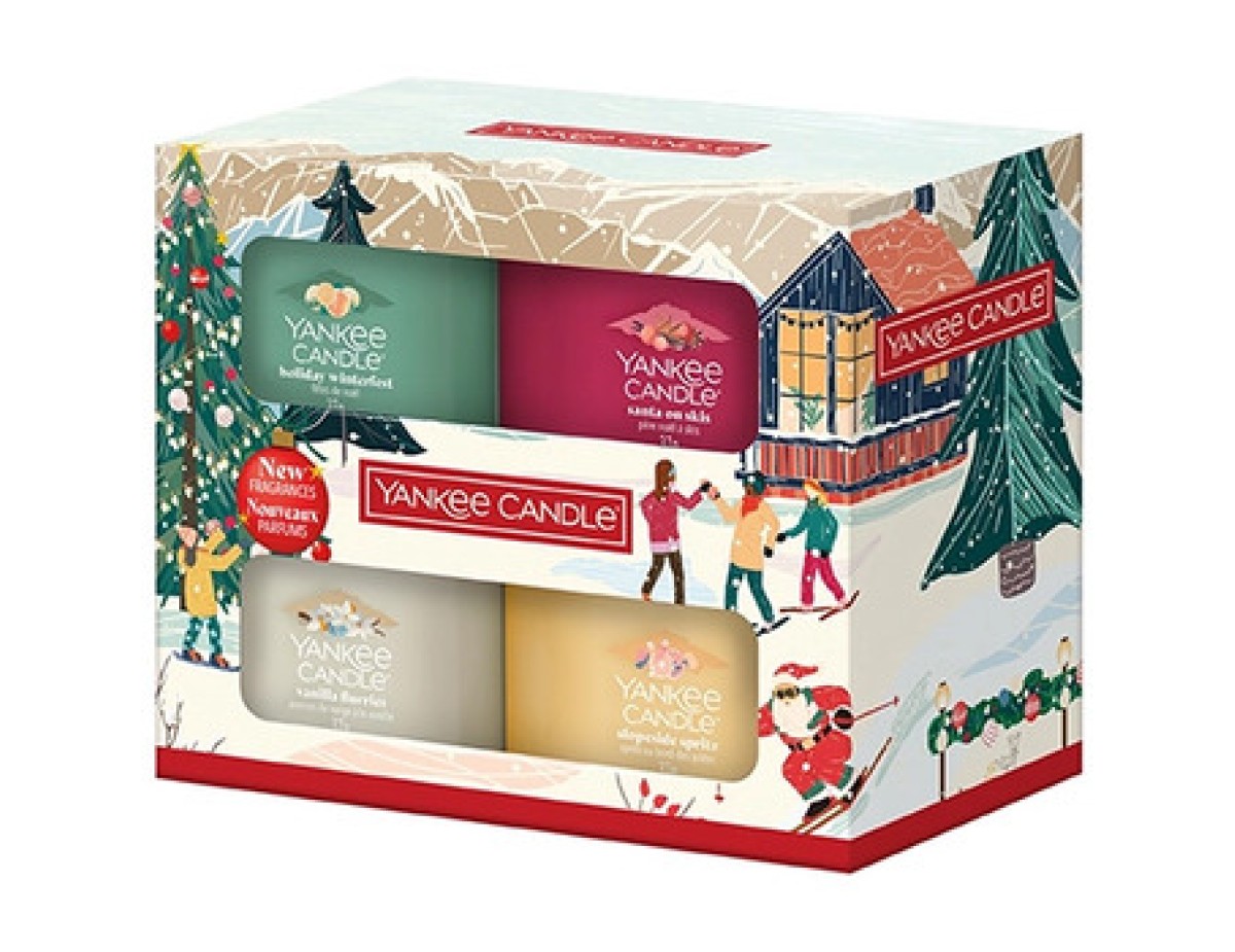 Yankee Candle-Apres Ski Candle Set - Set votivních svíček ve skle-37.0g Yankee Candle-Apres Ski Candle Set - Set votivních svíček ve skle-37.0g