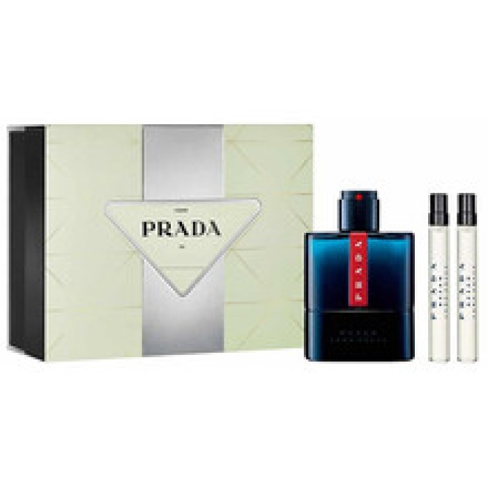 Prada-Luna Rossa Ocean Gift set EDT 100 ml and miniature EDT 2 x 10 ml-100ml