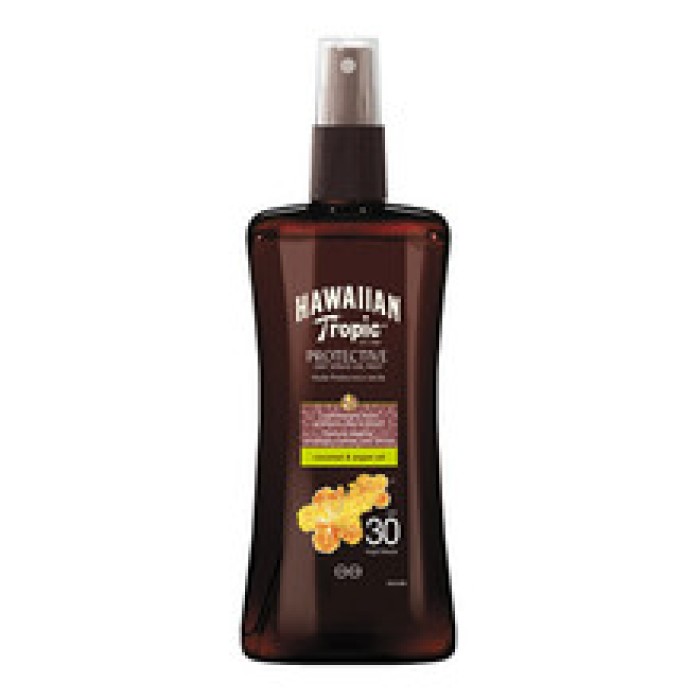 Hawaiian Tropic-Protective Dry Oil Spray SPF 30-200ml Hawaiian Tropic-Protective Dry Oil Spray SPF 30-200ml