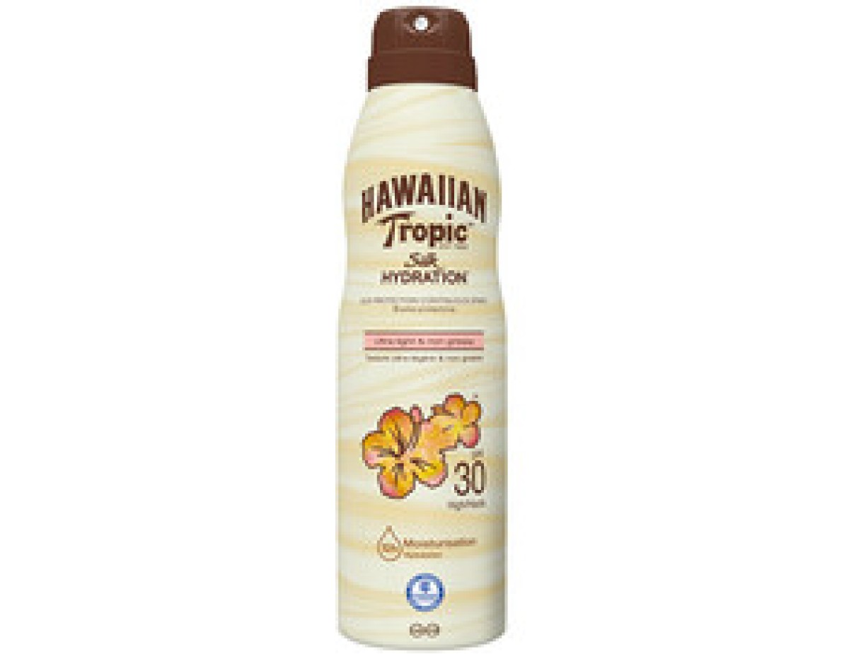 Hawaiian Tropic-Silk Hydration Spray Sun Protection Continuous Spray SPF 30-177ml