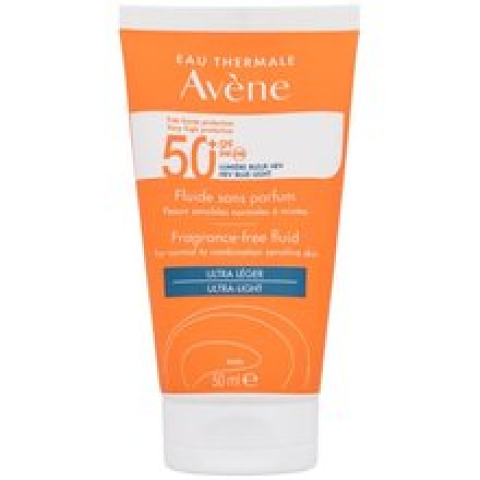 Avène-Sun Fragrance-Free Fluid Ultra-Light SPF50+ (sensitive normal and combination skin)-50ml