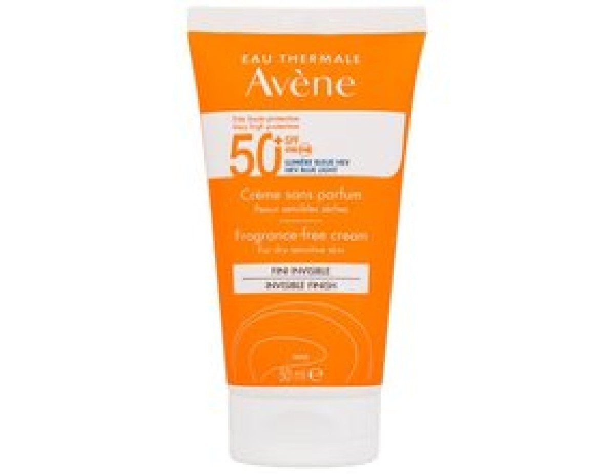 Avène-Sun Cream Invisible Finish Fragrance-Free SPF50+ (dry and sensitive skin)-50ml Avène-Sun Cream Invisible Finish Fragrance-Free SPF50+ (dry and sensitive skin)-50ml
