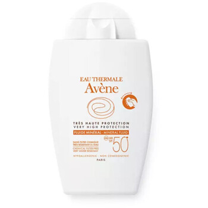 Avène-Mineral Fluid SPF50+ - Mineral sunscreen fluid-40ml