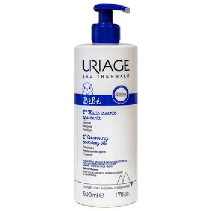 Uriage-Bébé 1st Cleansing Soothing Oil-500ml