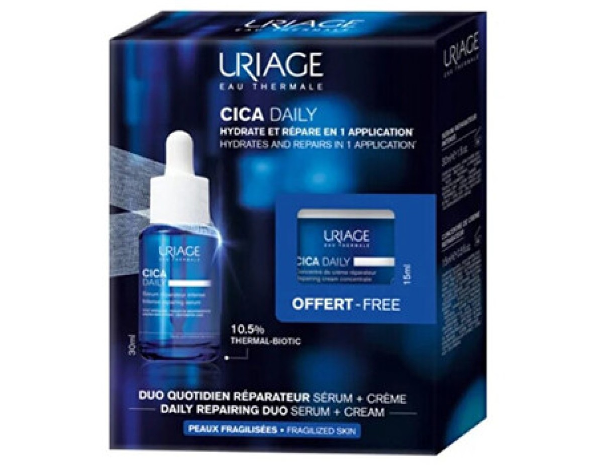 Uriage-Bariéderm Cica Daily Set - Dárková sada pleťové péče