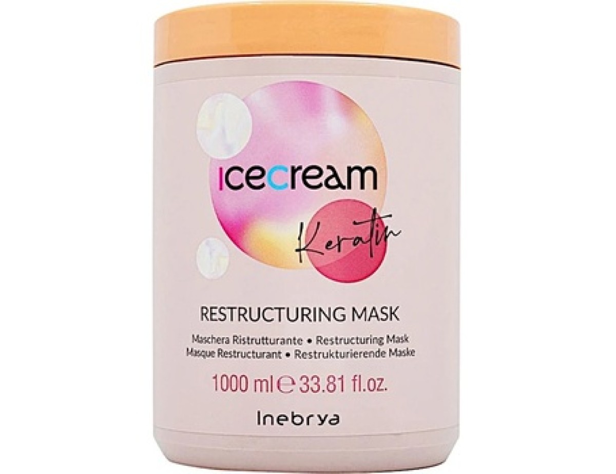 Inebrya-Ice Cream Keratin Restructuring Mask-1000ml