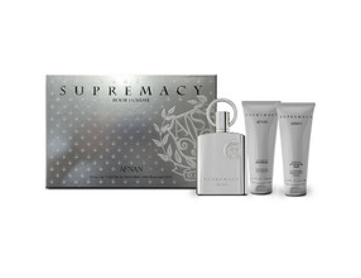 Supremacy Silver Gift set EDP 100 ml, shower gel 100 ml and aftershave balm 100 ml-100ml Supremacy Silver Gift set EDP 100 ml, shower gel 100 ml and aftershave balm 100 ml-100ml