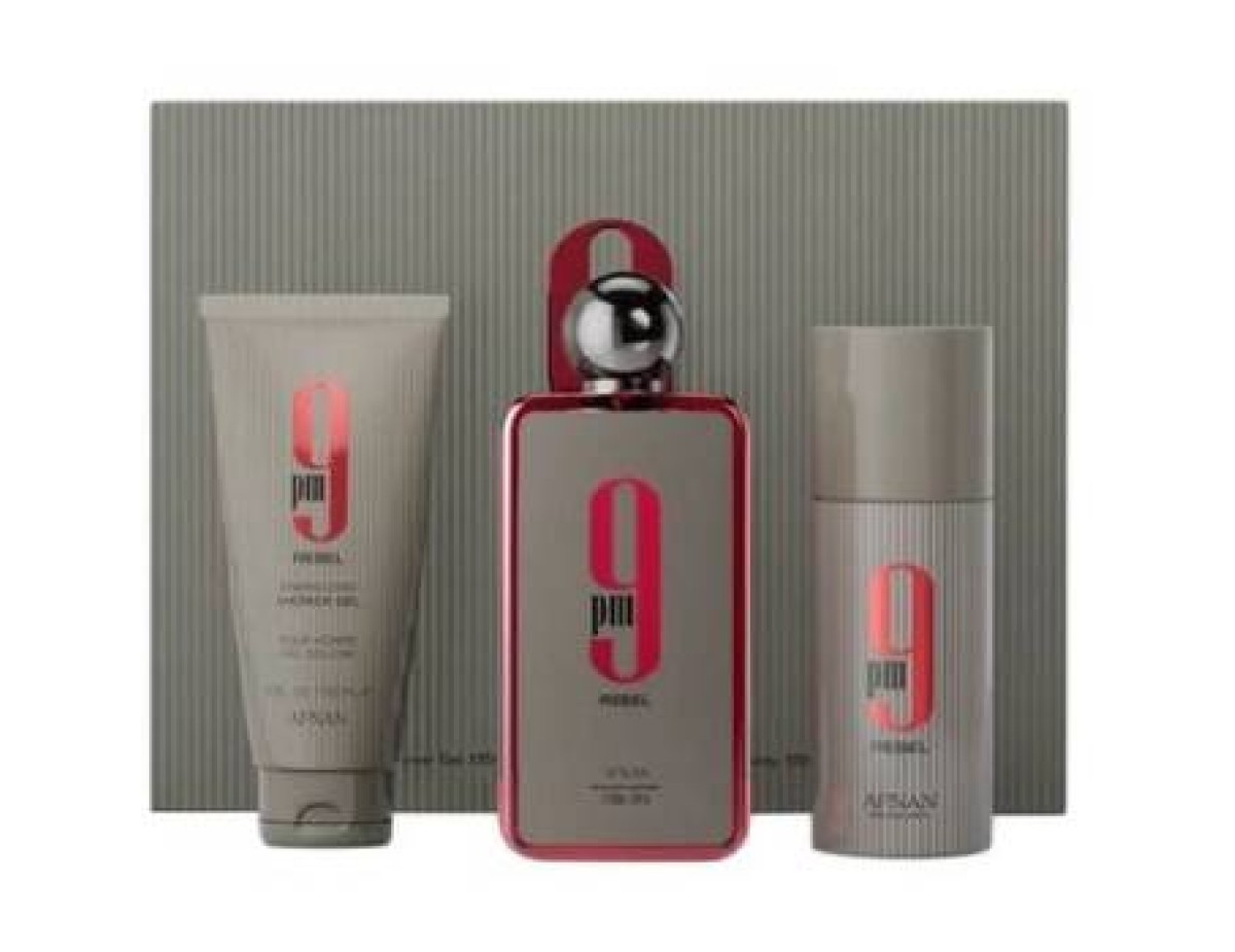 Afnan-9PM Gift set EDP 100 ml, shower gel 150 ml and deospray 150 ml-100ml