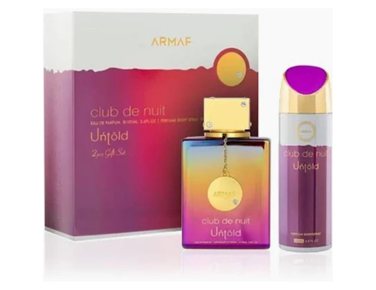 Armaf-Club De Nuit Untold Dárková sada EDP 105 ml a tělový sprej 200 ml-105ml