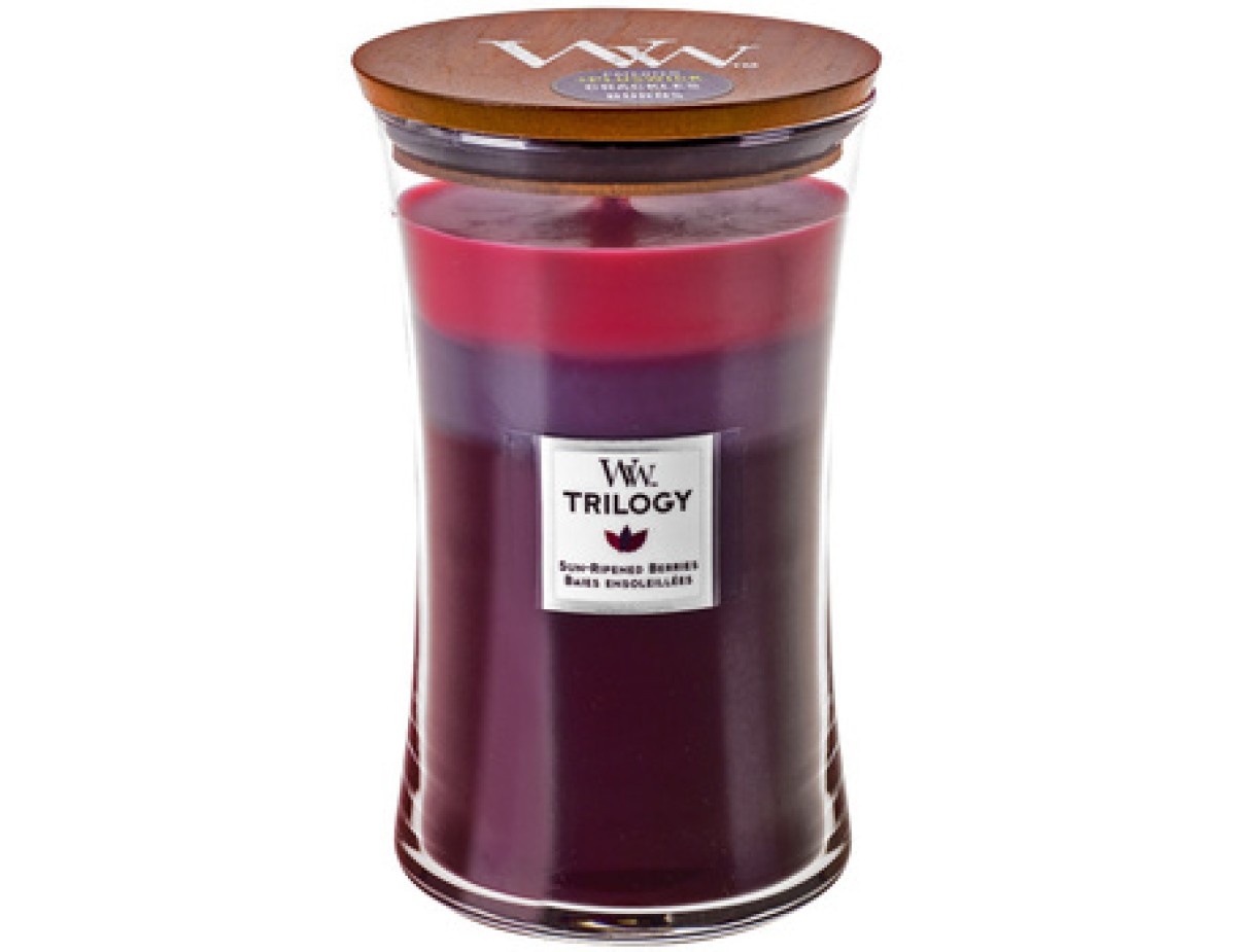 Sun Ripened Berries Trilogy Vase (berry ripening in the sun) - Scented candle-609.0g Sun Ripened Berries Trilogy Vase (berry ripening in the sun) - Scented candle-609.0g