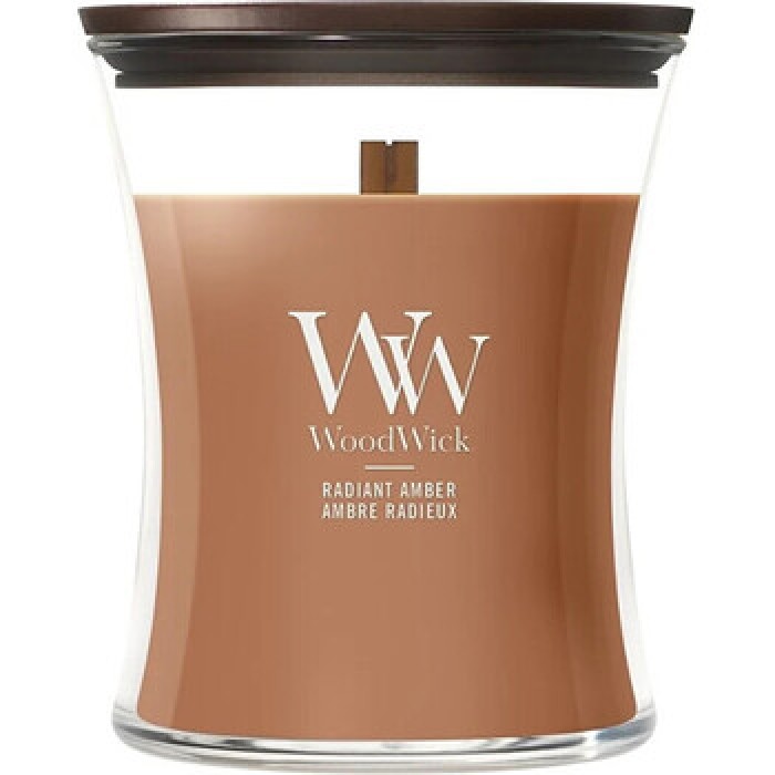 WoodWick-Radiant Amber Váza ( zářivý jantar ) - Vonná svíčka-609.5g