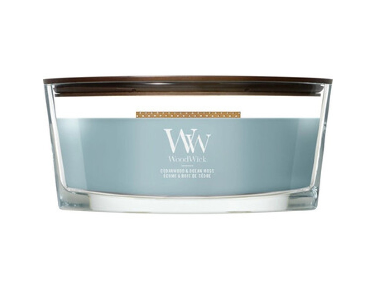 WoodWick-Cedarwood & Ocean Moss Loď ( cedrové dřevo a mořský mech ) - Vonná svíčka-453.6g WoodWick-Cedarwood & Ocean Moss Loď ( cedrové dřevo a mořský mech ) - Vonná svíčka-453.6g