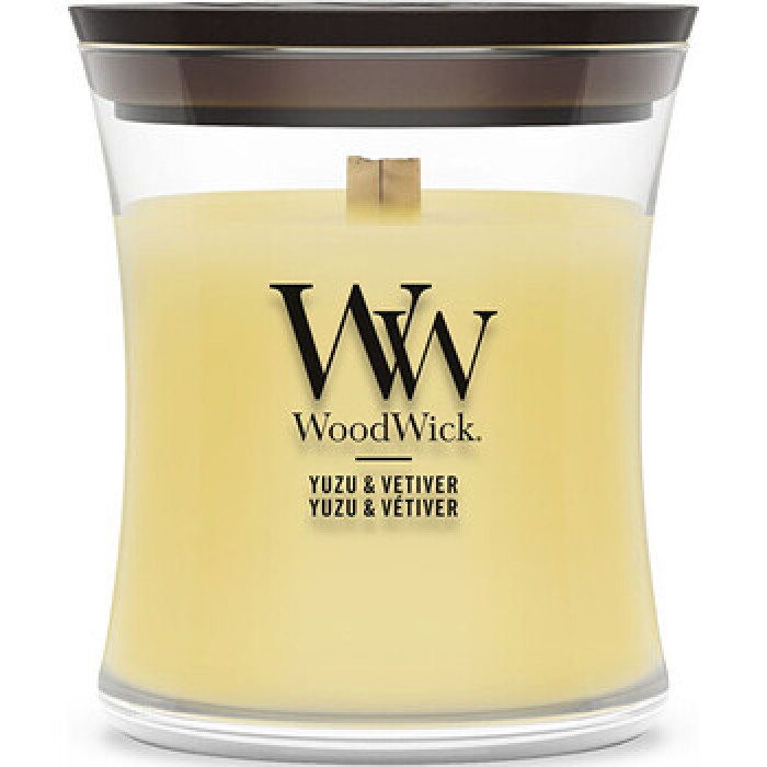 WoodWick-Yuzu & Vetiver Váza ( yuzu a vetiver ) - Vonná svíčka-609.5g