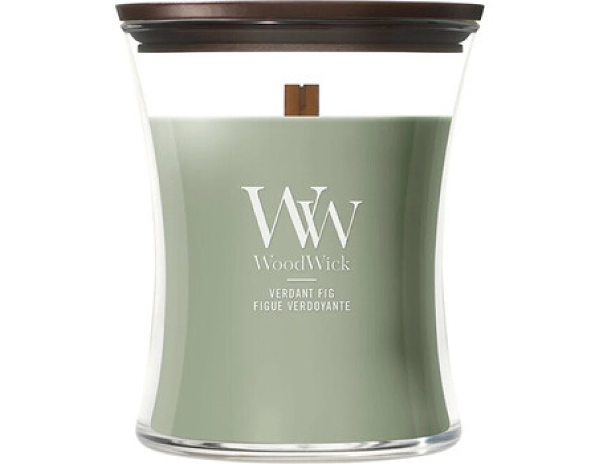 WoodWick-Verdant Fig Váza ( zelený fíkovník ) - Vonná svíčka-609.5g WoodWick-Verdant Fig Váza ( zelený fíkovník ) - Vonná svíčka-609.5g