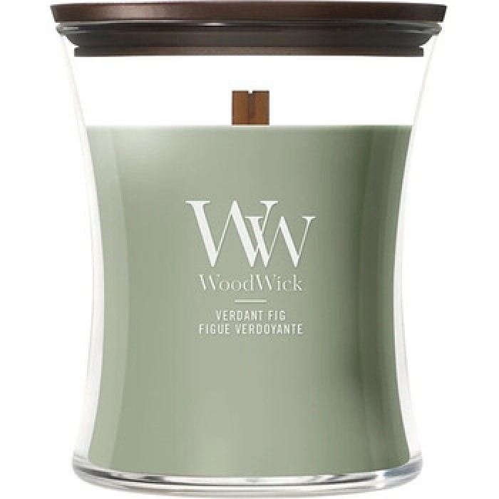 WoodWick-Verdant Fig Váza ( zelený fíkovník ) - Vonná svíčka-609.5g