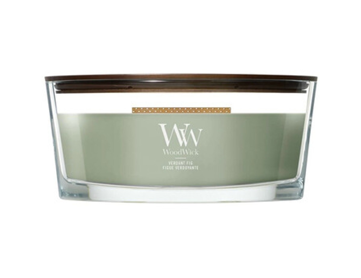 WoodWick-Verdant Fig Loď ( zelený fíkovník ) - Vonná svíčka-453.6g WoodWick-Verdant Fig Loď ( zelený fíkovník ) - Vonná svíčka-453.6g
