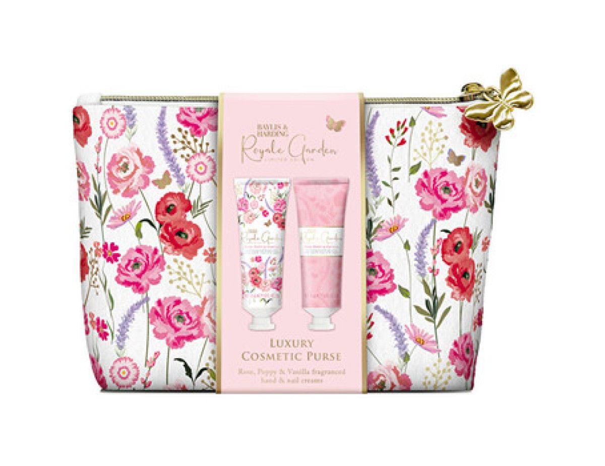 Baylis & Harding-Royale Garden Hand Care Set - Dárková sada péče o ruce v taštičce ( 2 ks )