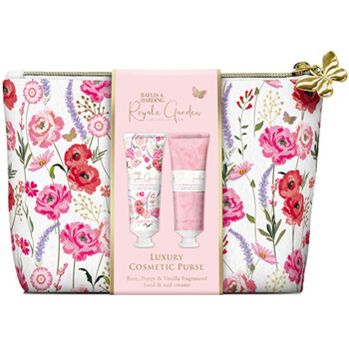Baylis & Harding-Royale Garden Hand Care Set - Dárková sada péče o ruce v taštičce ( 2 ks ) Baylis & Harding-Royale Garden Hand Care Set - Dárková sada péče o ruce v taštičce ( 2 ks )
